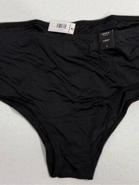 Torrid Cheeky Black crisscross back panty - NWT
